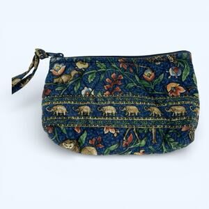 Vintage Vera Bradley Animal Kingdom Small Cosmetic Bag Vinyl Lined